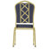 National Public Seating Series 9300 Fabric Silhouette Banquet Stacker with Box Designer Back