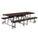 National Public Seating Mobile Cafeteria Bench-Table