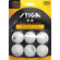 Stiga Two-Star White Table Tennis Ball (Pack of 6)