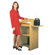 Oklahoma Sound Corporation Aristocrat Floor Lectern #600 (Non Sound)