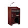 Oklahoma Sound Corporation Presentation Lectern, 25"x20"x46", Medium Oak/Mahogany