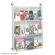 Safco Products Company Luxe 9 Pocket Magazine Rack in Silver