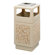 Safco Products Company Canmeleon Series Outdoor Aggregate Panel Side Opening Receptacle with Urn (Large)