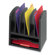 Safco Products Company Two Shelf Organizer with Six Slots in Black