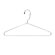Safco Products Company Metal Heavy Duty Hangers in Chrome (Set of 100)