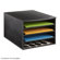 Safco Products Company Leather Look Multi Letter Tray
