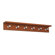Safco Products Company Contempo 6 Hook Wood Wall Rack
