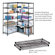 Safco Products Company Industrial Wire Extra Shelves (18" x 48" Shelves)