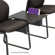 Safco Products Company Forge Straight Connecting Table in Black