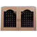 Vinotemp Provincial 2 Door Oak Wine Cooler Credenza