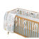 DwellStudio Skyline Fitted Crib Sheet in Light Blue