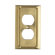 Elk Lighting Clickplates Single Socket Plate in Antique Platinum