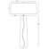 Robert Abbey Rico Espinet  Olinda Table Lamp with Black Organza Fabric Shade