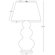 Robert Abbey Triple Gourd Table Lamp in Schiaparelli Pink with Bronze Base