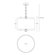 Robert Abbey Jonathan Adler Meurice 2 Light Drum Pendant