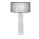Robert Abbey Rico Espinet  Olinda Table Lamp with Black Organza Fabric Shade