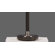 Robert Abbey Bruno Table Lamp in Leaded Bronze with Grey Taupe Fabric Stretch Shade