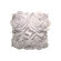 Debage Inc. Rose Petals Pillow with Felt Flower in White