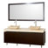 Wyndham Collection Malibu 72" Double Bathroom Vanity Set