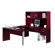 Bestar In Space U-Shape Desk with Hutch