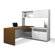Bestar Pro-Linea L-Shaped Executive Desk with  Optional Hutch