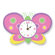 Trend Lab Baby Butterfly Purple Wall Clock