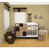 Trend Lab Bubbles Brown 4 Piece Crib Bedding Set