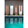 RS Furnishings Pura Vida I Off The Grid Teak Panel in Natural with 18kt Gold Grid