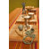 RS Furnishings Pura Vida I Shock Wave Teak Panel in Natural with Insert and Gold Waves
