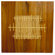 RS Furnishings Pura Vida I Shock Wave Teak Panel in Natural with Insert and Gold Waves
