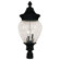 Z-Lite Devonshire Outdoor Post Light with Aluminum Frame / Glass Shade