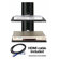 Ready Set Mount Monte Carlo Dual Wall-Mount Shelf System in Hi-Gloss Black