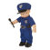 Kewpie Police Officer Doll
