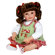 Charisma Adora "Love Bug" Doll with Dark Brown Hair / Brown Eyes