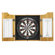 GLD Tournament Bristle Dart Board With Pine Dart Board Cabinet