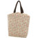 Jute Farm Natural Red Eye Canvas Carry Tote Bag