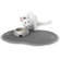 Petmate Replendish Single Pet Food Mat in Brushed Nickel