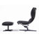 Spinnaker Leather Ergonomic Recliner and Ottoman