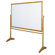 Claridge Products Premiere Wood Frame Reversible MLC Markerboard