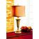Lex Lighting Fossil and Caramel Marble Table Lamp