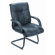 Boss Office Products Leather Guest Chair with Upholstered Armrests