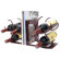 Metrotex Designs Bookends 3 Bottle Tabletop Wine Rack (Set of 2)