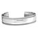 Evalue Jewelry Sterling Essentials Sterling Silver Antiqued-border Cuff Bracelet