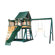 Kidwise Congo Monkey Playsystem #1 with Swing Beam in Green / Brown
