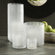 Barclay Butera Lifestyle  Desert  Frosted Glass Candle Holder Vase