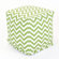 Majestic Home Products Zig Zag Cube Ottoman