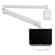 Cotytech Long Reach LCD Monitor Arm with Monitor Back Cable Cover (for flat panel 2.2 lb to 13.2 lbs)