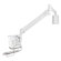 Cotytech Long Reach LCD Monitor Arm with Front Keyboard Holder