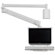 Cotytech Long Reach LCD Monitor Arm with Front Keyboard Holder / Monitor Back Cable Cover