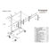 Cotytech Adjustable Ergonomic Mobile Dual TV Cart for 32" - 46"